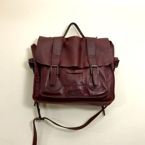 Dr. Martens leather satchel bag